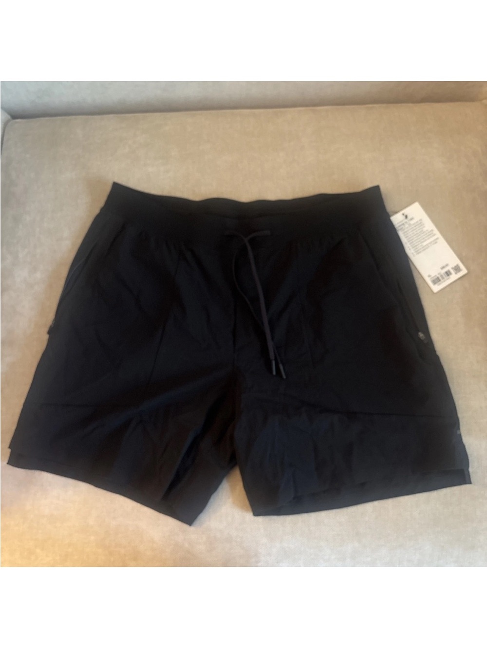 Lululemon License To Train Short 7” Linerless - New - Black - Men’s Size XL